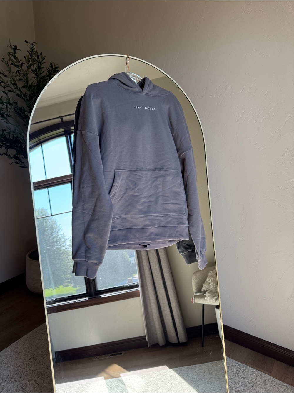 Sky Dolls Women's Taupe Crewneck Sweatshirt - M - Picture 6 of 9